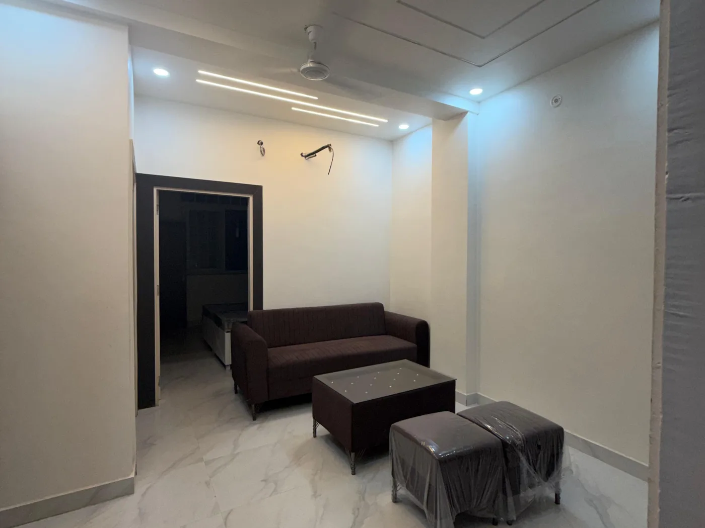 Sofa seating in the common area